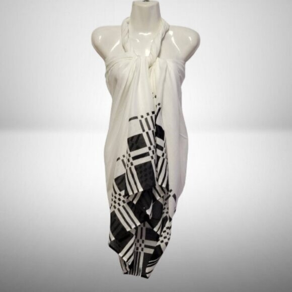 Womens Sarong Pareo Beach Cover Up Swimsuit Coverups Cotton Sarong TIE Wrap NEW - Picture 6 of 6